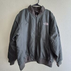 The North Face Mens Army Green Bomber Jacket Large